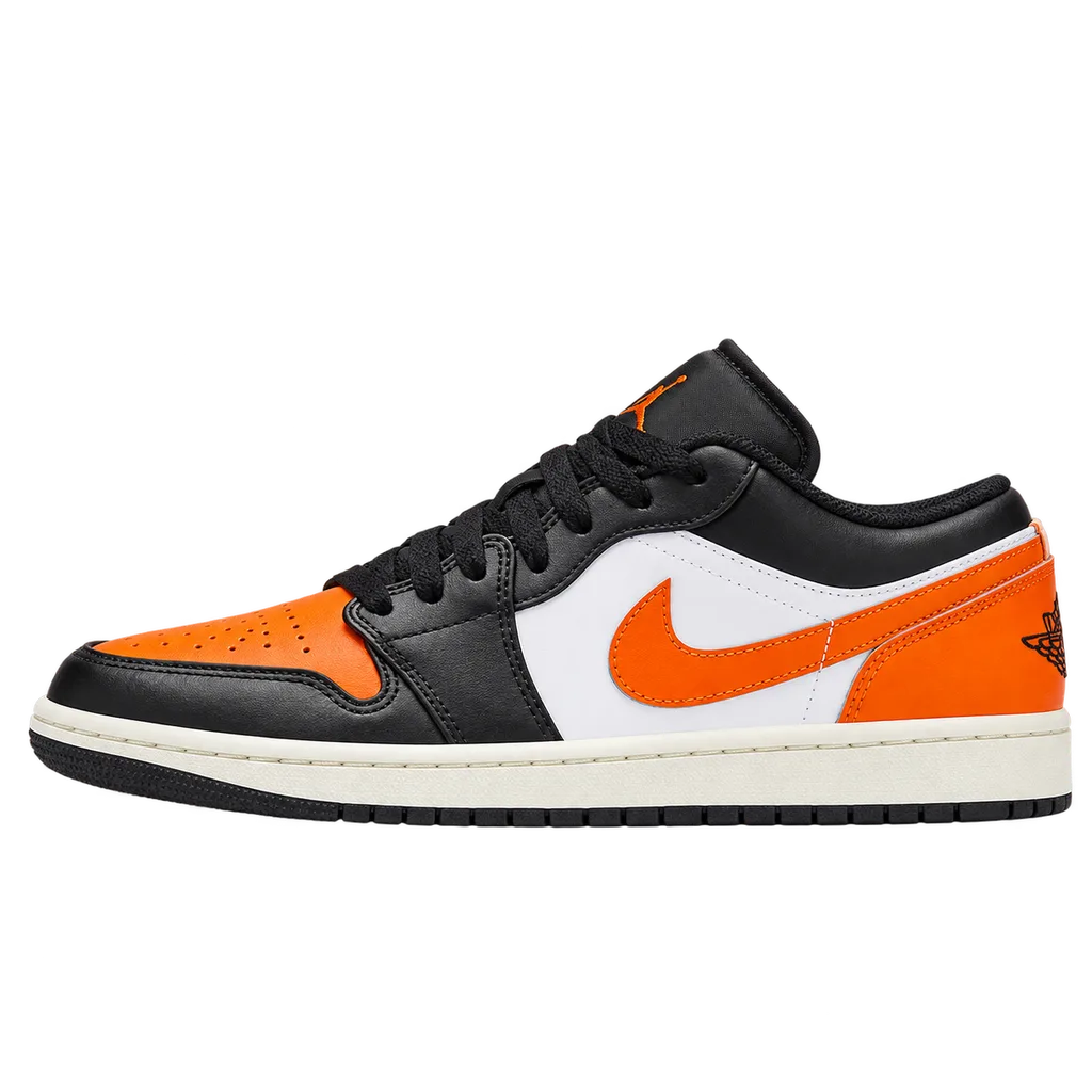 Air Jordan 1 Low — Black / Starfish White / Sail