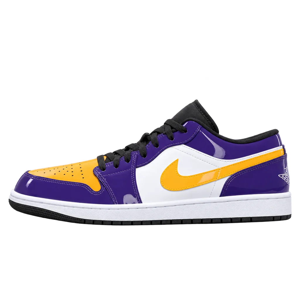 Air Jordan 1 — Court Purple / University Gold-Coloured / White / Black