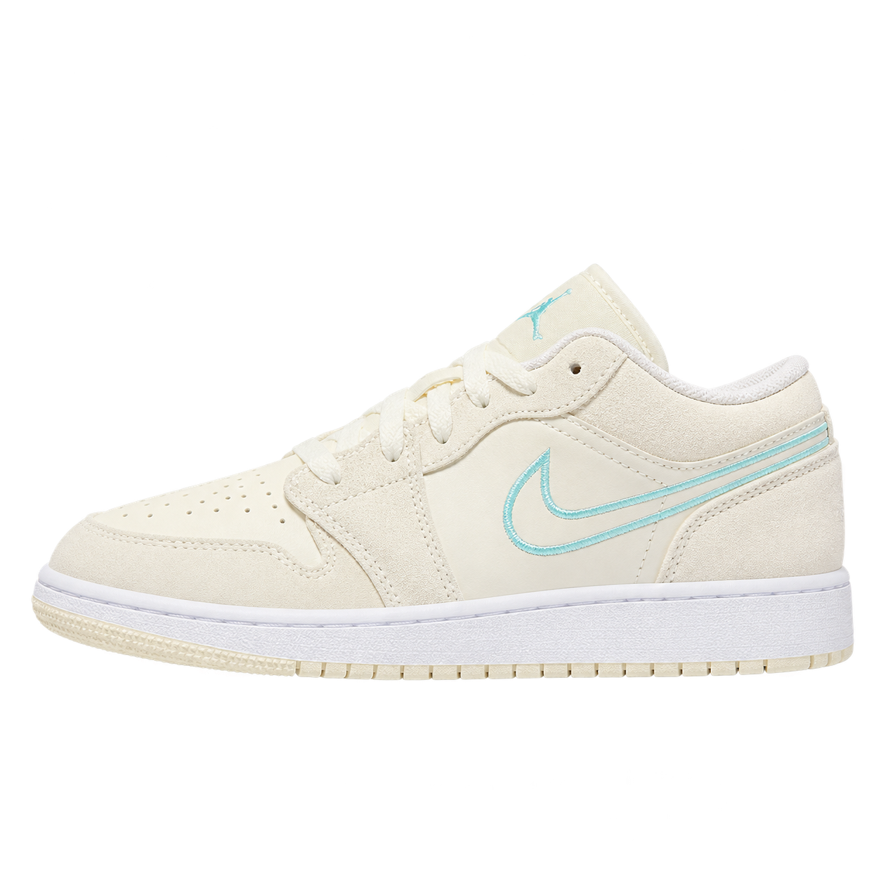Air Jordan 1 Low — Sail / Mint Candy / White
