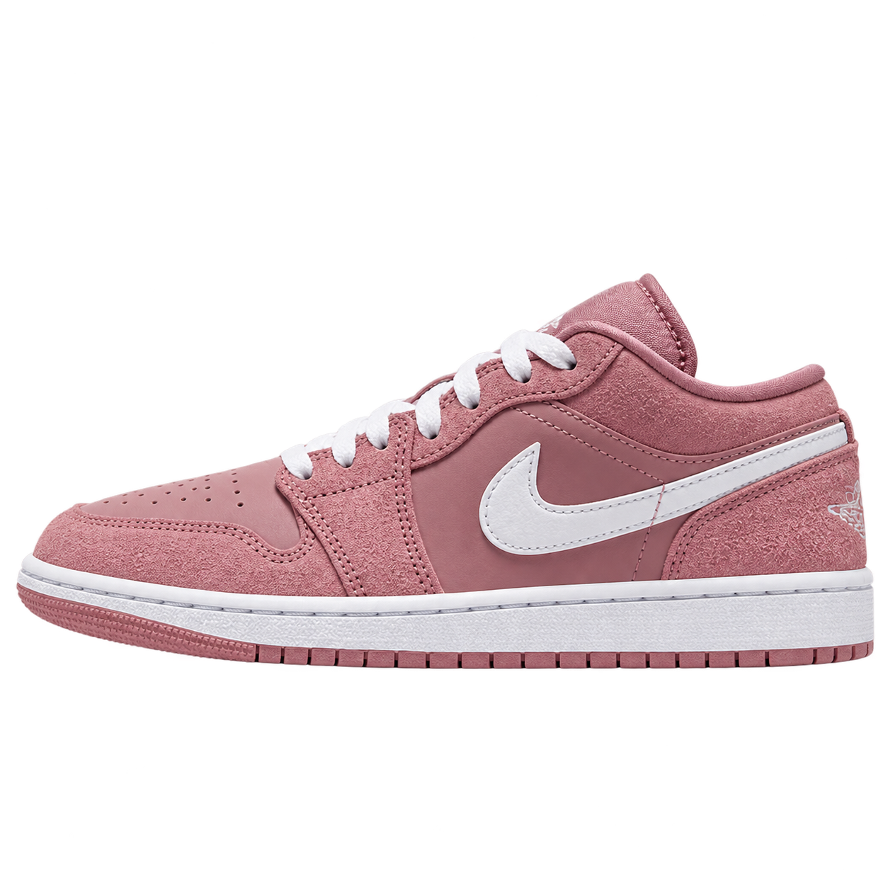 Air Jordan 1 Low — Rust Pink / Rust Pink / White