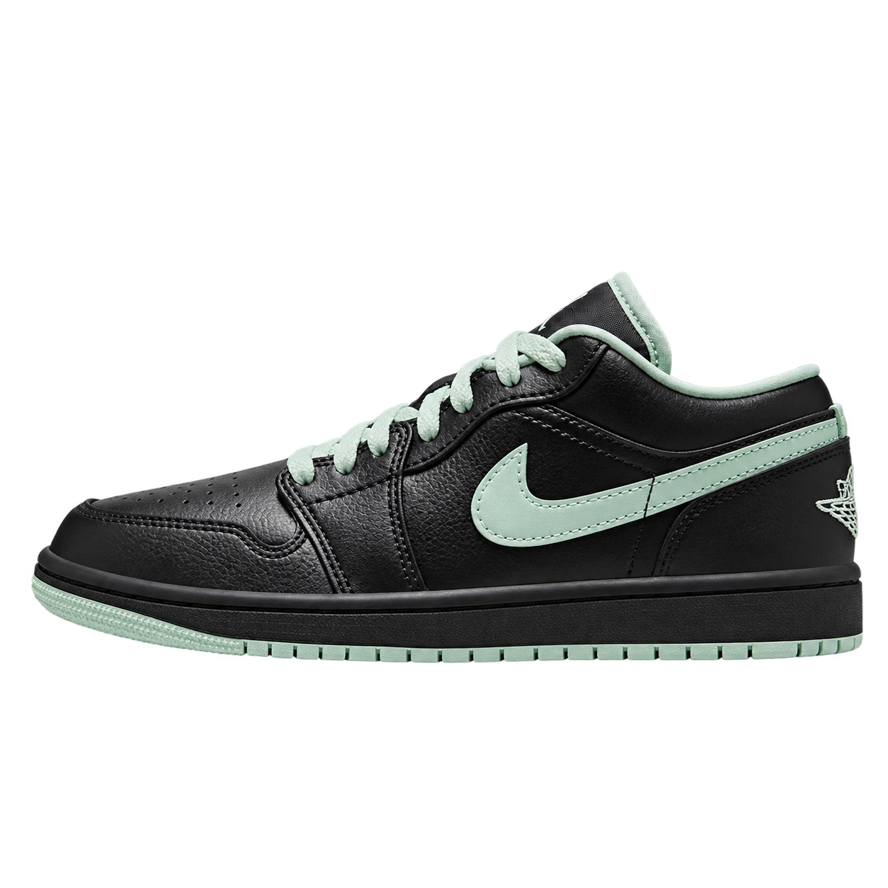Air Jordan 1 Low — Black / Pistachio Frost